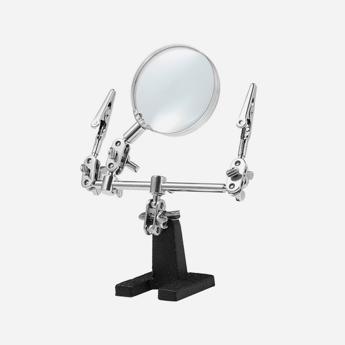 Top Selling Auxiliary Clip Clamp Magnifying Glass Magnifier 