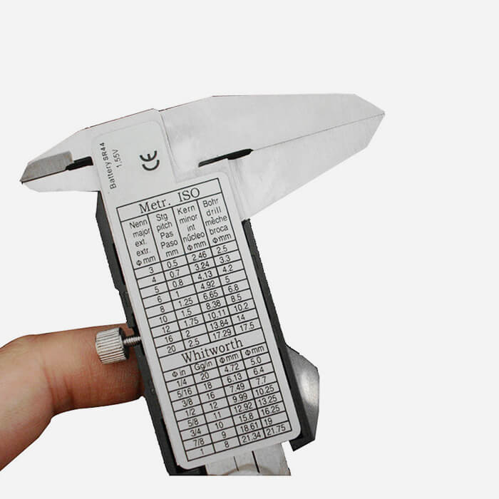 100mm Pointed-Jaw Digital Caliper with LCD Display 