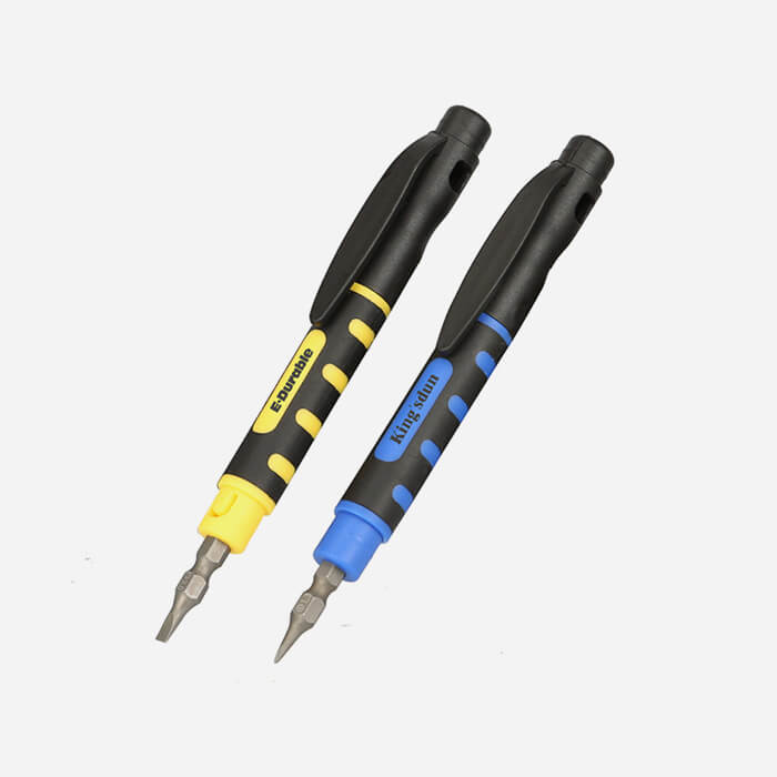 4 in 1 Multibit Pocket Pen Screwdrivers with 4 Assorted Bits