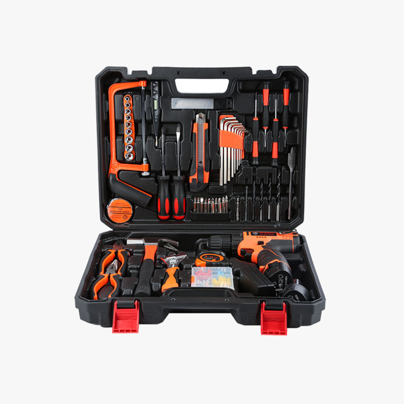 102pcs power tools combo set electric drill power toolkit for woodworking cordless drill combo sets 