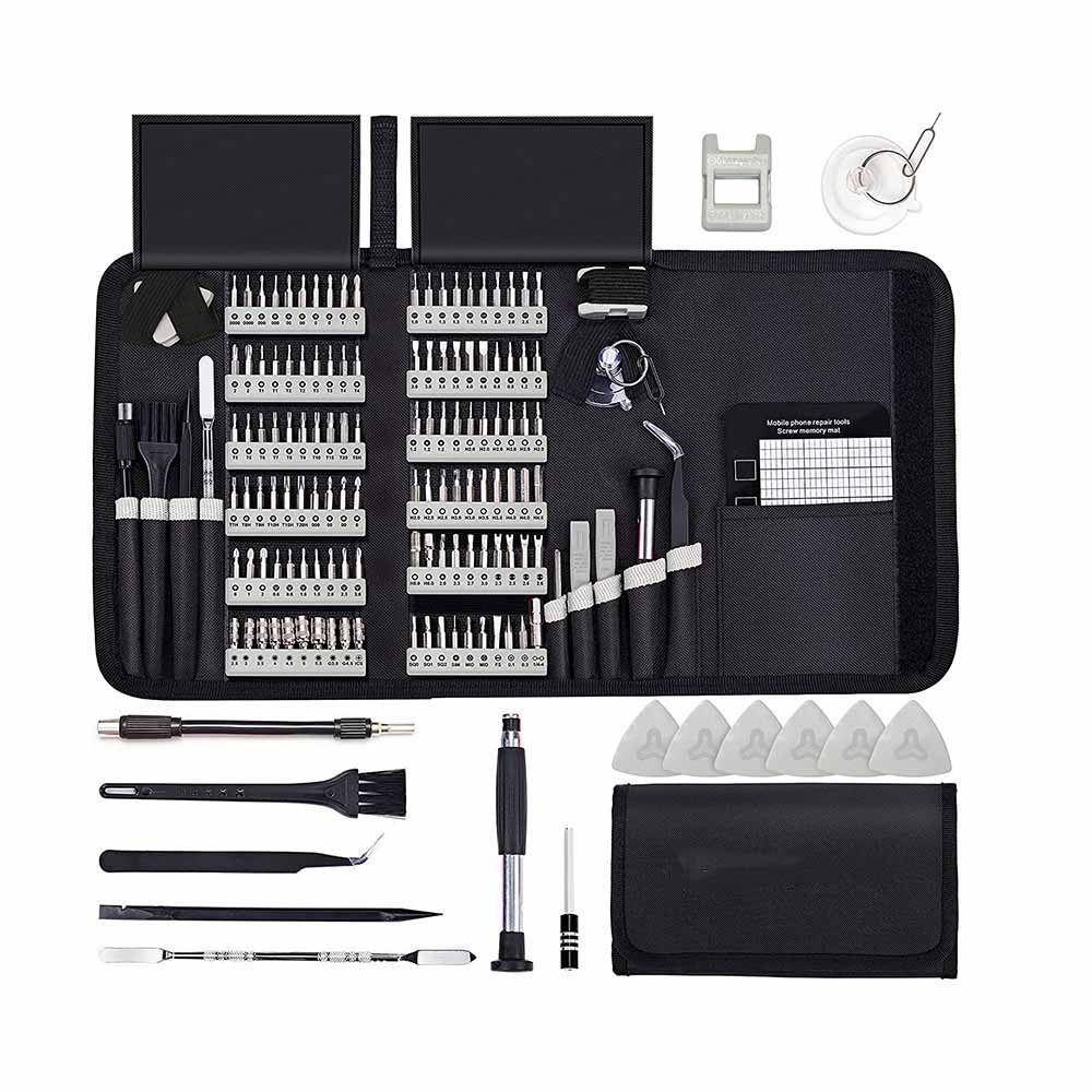 Precision Screwdriver Tool Kit with Portable Bag for iPhone, iPad, PC, Computer 