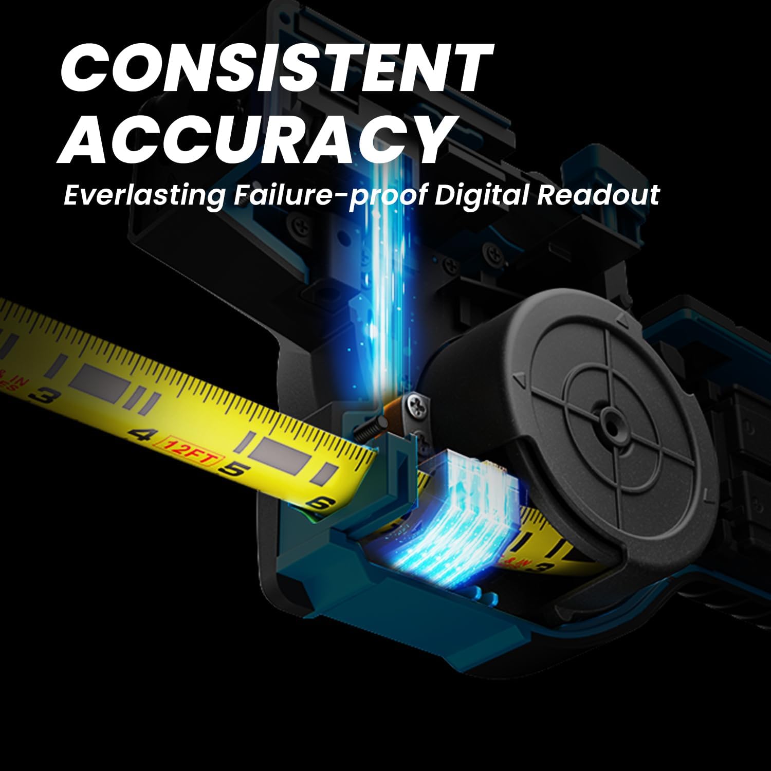 3-in-1 Digital Laser Tape Measure