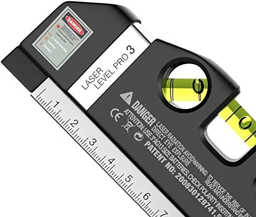 Multipurpose Laser Level & 8ft Tape Measure - Standard & Metric Units, Supplier