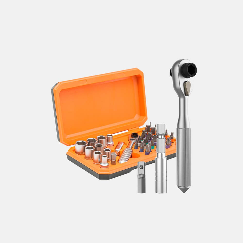 42 in 1 Precision Ratchet Screwdriver Set Magnetic Screwdriver Bit Set, Screwdriver Home Repair Tool Kit 