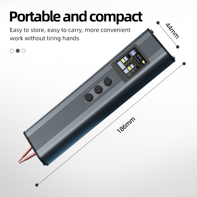 Mini Portable Handheld Spot Welder, 11 Gear Adjustable, Automatic and Manual Modes 